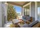 Relaxing outdoor balcony space with comfortable seating at 7523 Excitement Dr, Kissimmee, FL 34747