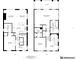Detailed floorplan featuring the kitchen, living room, primary bedroom, and bathrooms layout at 7523 Excitement Dr, Kissimmee, FL 34747