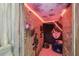 A themed room has brick accents and decor that reflects the Harry Potter movie series at 7523 Excitement Dr, Kissimmee, FL 34747