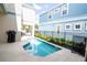 Charming private pool with a view of neighboring homes and lush greenery, perfect for relaxation at 1430 Reunion Blvd, Reunion, FL 34747