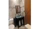 Updated bathroom featuring modern sink, mirror, and toilet at 2220 Woods Trl, Lakeland, FL 33809