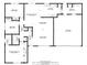 Detailed floor plan showcasing layout of bedrooms, kitchen, living room, and bathrooms at 212 Overlook Dr, Winter Haven, FL 33884