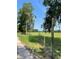 Lush green property featuring mature trees and a rustic barbed wire fence at 2748 Cr 543, Sumterville, FL 33585