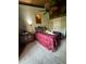 Bedroom with a full bed, wooden ceiling, and an overhead fan with light at 5310 Pebble Beach Dr # F, Orlando, FL 32811