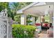 Inviting covered patio with comfortable seating, perfect for relaxing and enjoying the outdoors at 2110 Reaney Rd, Lakeland, FL 33803