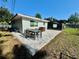 A paver patio offers an ideal outdoor dining and relaxation space, perfect for enjoying sunny days or starry nights at 4128 Palo Alto Dr, Lakeland, FL 33813