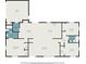 Detailed floor plan showcasing layout of the home with labeled rooms and dimensions at 1625 Itchepackesassa Dr, Lakeland, FL 33810