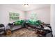 Multi-purpose room with wood-look floors and lots of natural light at 1625 Itchepackesassa Dr, Lakeland, FL 33810