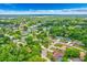 Lovely aerial view of homes nestled among the trees within the surrounding neighborhood at 2921 Se 38 Pl, Ocala, FL 34480
