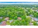 Property aerial showcasing location amongst lush trees in a peaceful neighborhood street at 2921 Se 38 Pl, Ocala, FL 34480