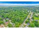 Expansive aerial view of a lush, green neighborhood with mature trees and blue skies, offering a serene and desirable setting at 2921 Se 38 Pl, Ocala, FL 34480