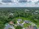 Expansive aerial shot of a cozy home nestled in a serene, tree-filled neighborhood at 3952 Laurel Branch Dr, Lakeland, FL 33810