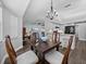 The dining area connects the kitchen and living spaces at 3952 Laurel Branch Dr, Lakeland, FL 33810