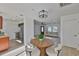 Inviting open floor plan seamlessly connects the kitchen and dining area to the living room at 1110 Waterview E Blvd, Lakeland, FL 33801