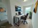 Bright home office with sleek desk, comfortable chair, and modern decor creates an inspiring workspace at 222 Carpenters Way # 71, Lakeland, FL 33805