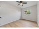 Bright bedroom with wood flooring, ceiling fan and window at 2800 E Anderson St, Orlando, FL 32803