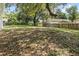 Large backyard with foliage and a wood fence at 9413 5Th Ave, Orlando, FL 32824