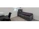 Bedroom with built-in bed frame and desk at 2296 Crossbow St, Clermont, FL 34715