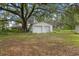 Two-car garage building with grassy area at 2912 Fletcher Ave, Lakeland, FL 33803