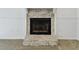Detailed shot of the stone fireplace in the living room at 4221 Meadowbend Ct, Lakeland, FL 33811