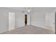 This carpeted bedroom includes an ensuite and walk-in closet for ample storage at 3582 Milano Ave, Lakeland, FL 33803
