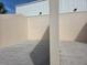 Shot of exterior blank walls, showing potential usage space on the outside of the community center at 4471 Marsh Harbor Dr, Tavares, FL 32778