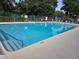 Refreshing community pool with clear water, safety features, and lounge chairs, creating a perfect relaxation spot at 4471 Marsh Harbor Dr, Tavares, FL 32778