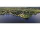 Aerial view of a secluded lakefront property with mature trees and lake access at 2292 Se 170Th Avenue Rd, Silver Springs, FL 34488