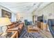 Inviting living room with cozy seating, a ceiling fan, and natural light at 97 Parson Dr, Winter Haven, FL 33884