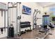 Weight machines and free weights in the well-appointed fitness center at 1890 Flora Pass Pl, Kissimmee, FL 34747