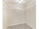 Walk-in closet with carpet flooring and metal shelving at 9700 Sw 196 Circle, Dunnellon, FL 34432