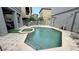 Beautiful pool and hot tub area, surrounded by pavers, ideal for relaxing and soaking up the sun at 7810 Whitemarsh Way, Reunion, FL 34747