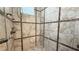 Close up on tiled shower with glass door at 7810 Whitemarsh Way, Reunion, FL 34747