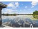 Serene lake view from a private dock, perfect for boating, fishing, or enjoying the natural beauty at 9080 Morgana Ct, Winter Garden, FL 34787