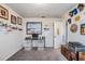 Bedroom with a desk for working at home, decorated with wall art and collectibles at 5660 Keaton Springs Dr, Lakeland, FL 33811