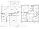 Detailed floor plan of the home showcasing the layout of rooms on both floors with dimension labels at 5660 Keaton Springs Dr, Lakeland, FL 33811