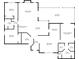 Detailed floor plan showcasing the layout of the home with measurements for each room at 6143 Black Walnut Dr, Bartow, FL 33830