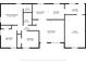Detailed floor plan illustrating the layout and dimensions of the home's rooms at 4003 Prairie Bend Ln, Lakeland, FL 33812