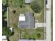 Aerial view of a home with an updated roof and well-maintained yard at 5316 Dorman Rd, Lakeland, FL 33813