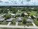 An aerial view of a neighborhood, showcasing the well-maintained homes and mature trees at 5316 Dorman Rd, Lakeland, FL 33813