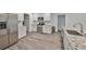 Galley kitchen with stainless steel appliances and granite countertops at 1034 Brighton Way, Lakeland, FL 33813