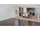 Open-concept dining area adjoining the kitchen, featuring a dining table and modern decor at , Kissimmee, FL 34758