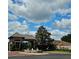 Community entrance with fountain and landscaping at 2242 Soaring Eagle Pl, Lake Mary, FL 32746