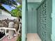 Outdoor area includes the pool filtration equipment and an outdoor shower at 1238 Honeytree E Ln, Lakeland, FL 33801
