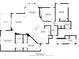 Detailed floor plan showcasing the layout of the townhome, including the placement of rooms and features at 776 Grasslands Village Cir # 776, Lakeland, FL 33803