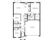 Detailed floor plan showcasing the layout of the home with labeled rooms and dimensions at 1625 Nantucket Way, Winter Haven, FL 33884