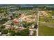 An aerial view highlighting the property's location within a residential area near community lakes and development projects at 3983 Shay Dr, Bartow, FL 33830