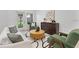 Bright living room features modern furnishings, a stylish rug, and a large window for natural light at 539 Water St # 539, Kissimmee, FL 34747