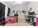 Dedicated home office space with multiple monitors and ample desk space at 2053 Charleston Ln, Bartow, FL 33830