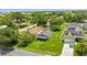 Aerial view of a single-Gathering home with a well-maintained lawn at 515 9Th St, Winter Garden, FL 34787